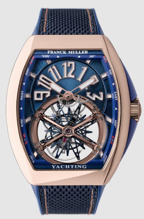 Review Franck Muller VANGUARD YACHTING GRAVITY Replica Watch V45TGRCSYACHTING 5NBL